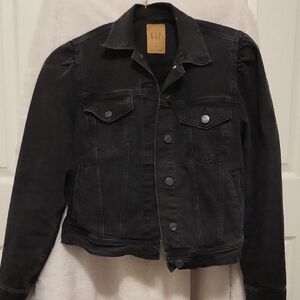 GAP Charcoal Denim Jacket Worn Few Times